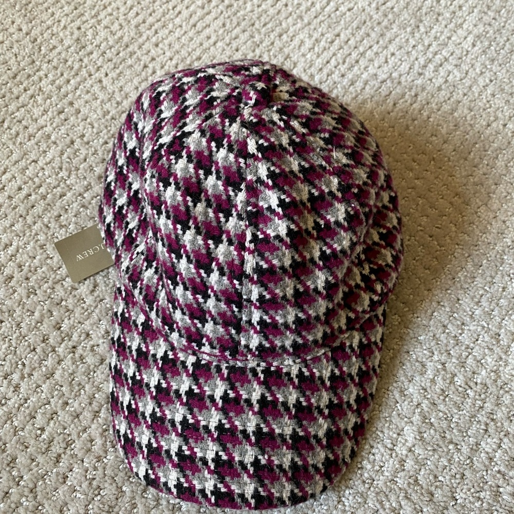 Women’s J Crew wool baseball cap.